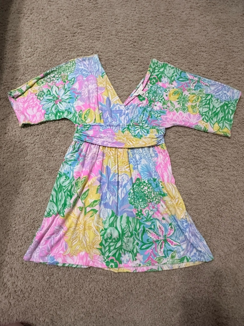 Lilly Pulitzer Parigi Knit Skort Romper Multi Bright Delight Patch